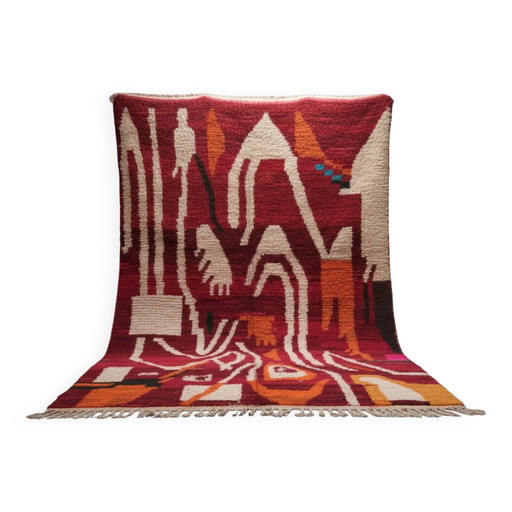 Berber carpet in pure wool 3 x 2 m
