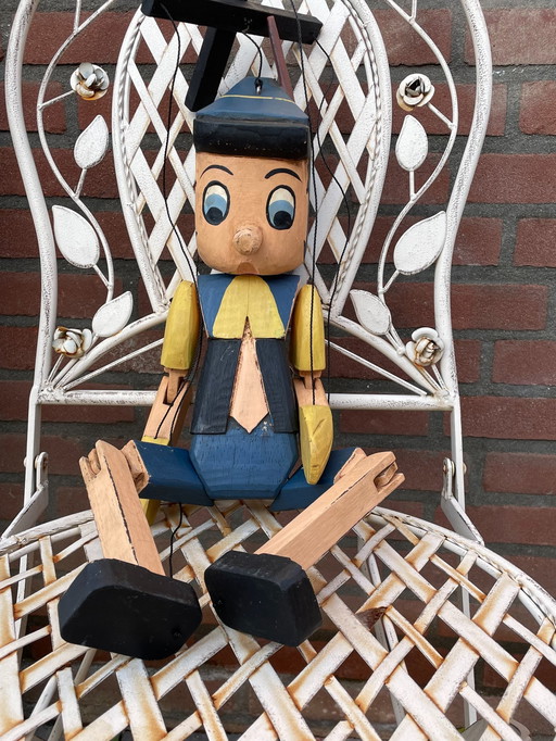 Vintage wooden Pinocchio