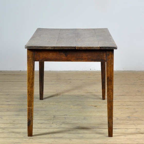 Image 1 of Franse eikenhouten tafel, circa 1850