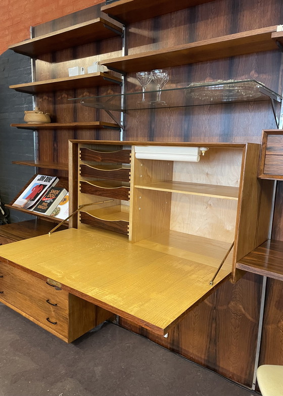 Image 1 of Sistema di pareti in palissandro vintage e unico