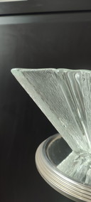 Large vintage XXL bowl Walther Glas