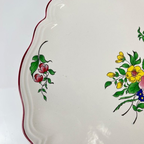 Image 1 of Flat scalloped edge, Réverbère model by KG Lunéville