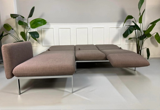Brühl Roro Sofa Stoff Grau Garnitur Schlafsofa Ecksofa