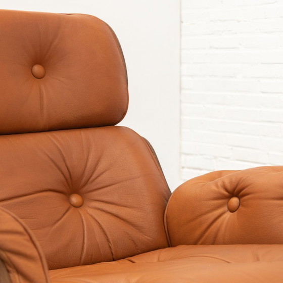 Poltrona lounge Martin Stoll Giroflex anni '70 – Poltrone, Wood, Leather (photo 13 of 19)