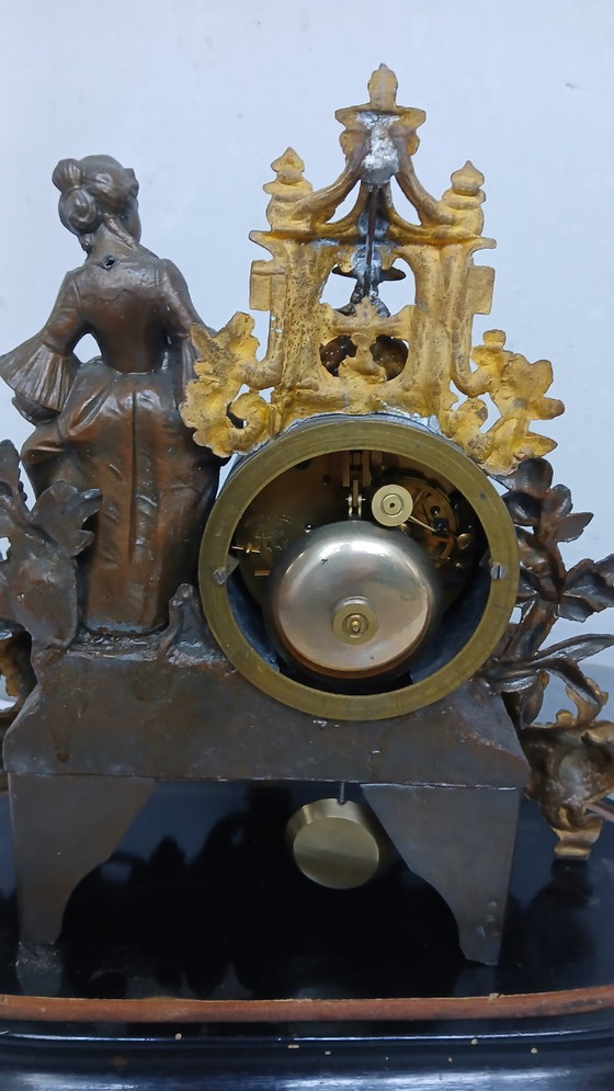 Pendule Ancienne du 19ème Siècle ('Parisien) – Parigina, Cast Iron (photo 4 of 5)