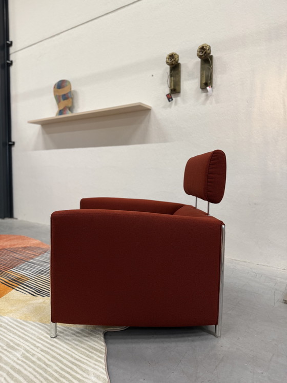 Image 1 of Leolux Goncharov Sessel, roter Stoff