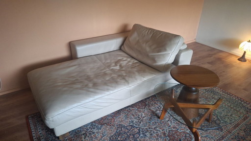 Natuzzi Chaise longue Leder