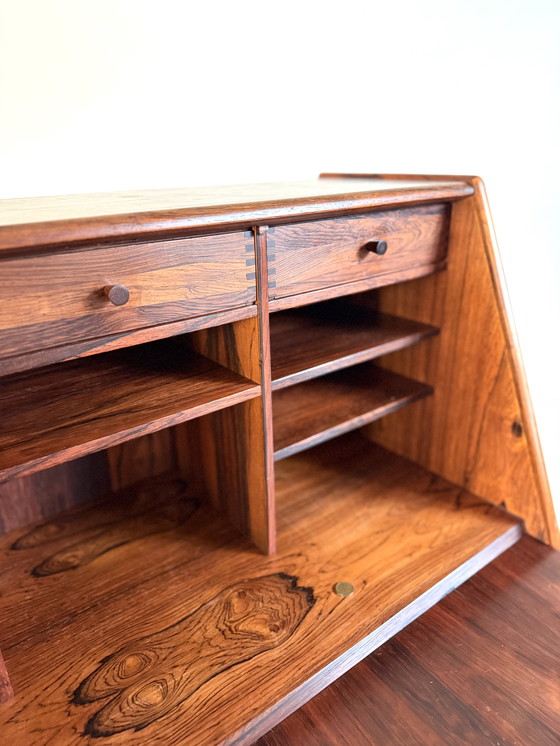 Image 1 of Vintage Pallisander secretary, Bernhard Pedersen & son '60