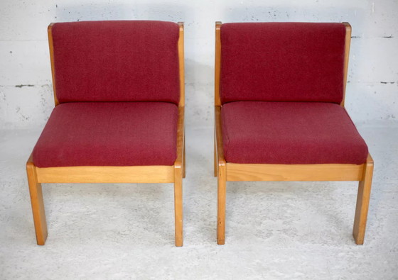 Image 1 of 2x Chauffeuses "Framboise" d'André Sornay