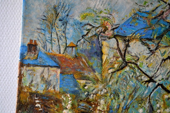 Image 1 of Impressionist Style Painting Reproduction of Pissarro