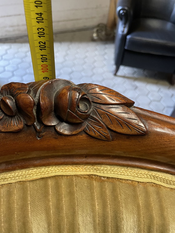 Image 1 of Conjunto de sofás Luis XV antiguos con 2 sillones