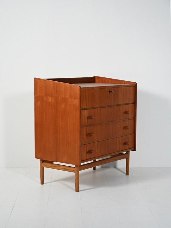 Image 1 of Scandinavian teak vanity chest, 1950s/60s