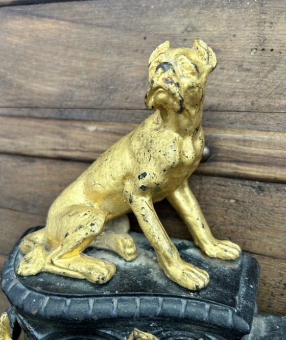 Chenet cheminée chiens 19ème – Objets déco, Métal (photo 8 of 8)