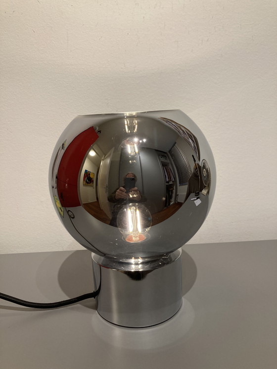 Image 1 of Retro glass table lamp