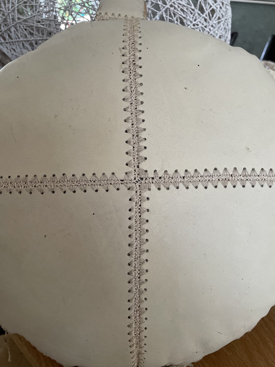 Image 1 of Vintage white leather tortoiseshell