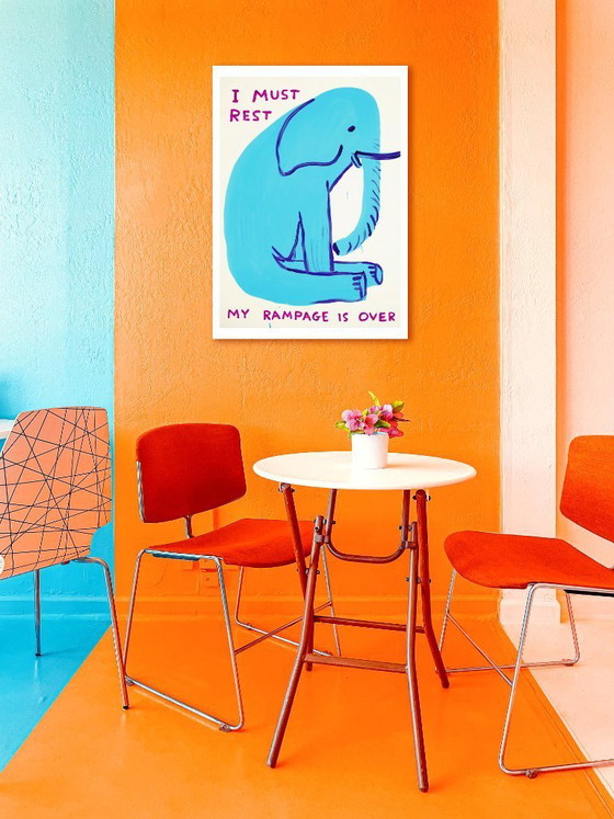 Image 1 of Debo quedarme. Mi furia ha terminado. - David Shrigley - Póster 50 × 70 cm