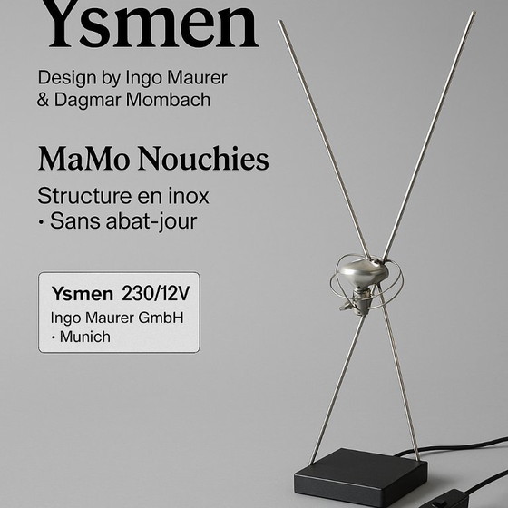Image 1 of Lampe "Ysmen" Ingo Maurer - Design MaMo Nouchies - authentisch