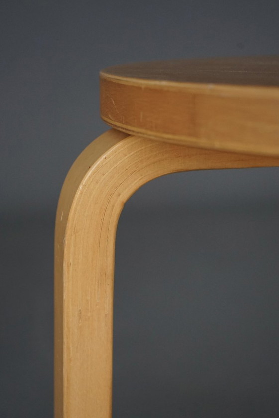 Image 1 of Model 66 Chairs attributed to Alvar Aalto, 1980s, Set of 2