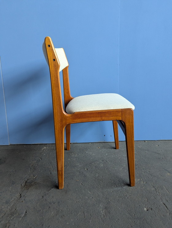 Image 1 of 5 sedie da pranzo vintage in teak - Erik Buch - Danimarca