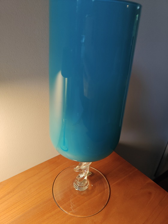 Image 1 of Vintage vase blue/turquoise