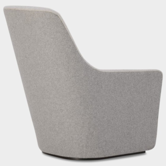 2x Walter Knoll Foster 520 fauteuil, grijs – Textile, Wool (photo 3 of 5)