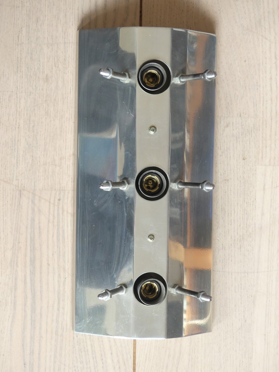 Image 1 of Lámpara de pared Kinkeldey Space Age con 6 cristales UK1aEb