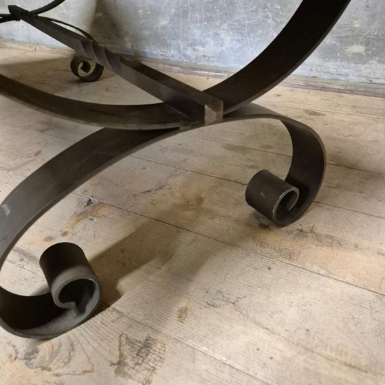 Image 1 of Tavolino da caffè vintage con piano in piastrelle, anni '70, Europa