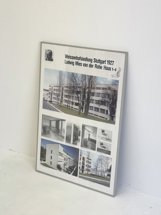 Image 1 of Poster in List Weissenhofsiedlung Stuttgart 1927 Ludwig Mies van der Rohe