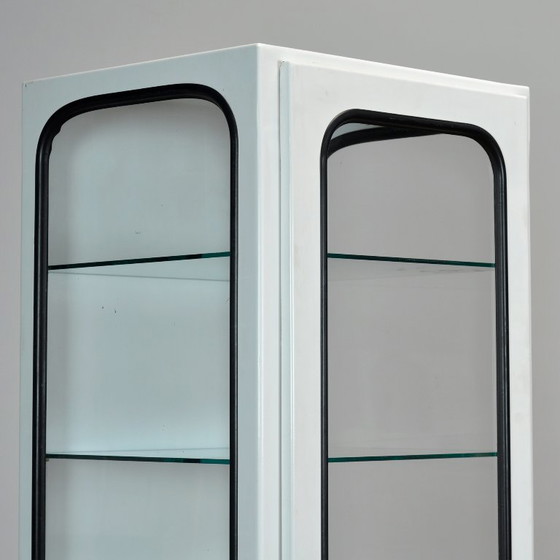 Vintage medische kast, jaren 70 – Vitrinekasten, Glas, Metaal (photo 5 of 9)