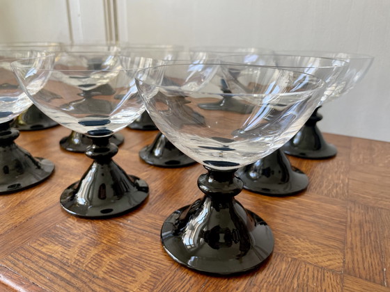 Image 1 of Set di 12 tazze da dessert retrò