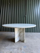 Vintage marble dining table