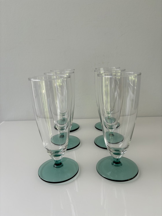 Image 1 of Vintage late ‘60s early ‘70s set of six glasses