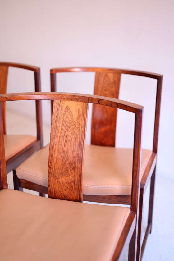 Ensemble de 6 chaises de salle à manger vintage modèle 700, Steen Eiler Rasmussen – Søborg Møbelfabrik, Bois (photo 2 of 10)