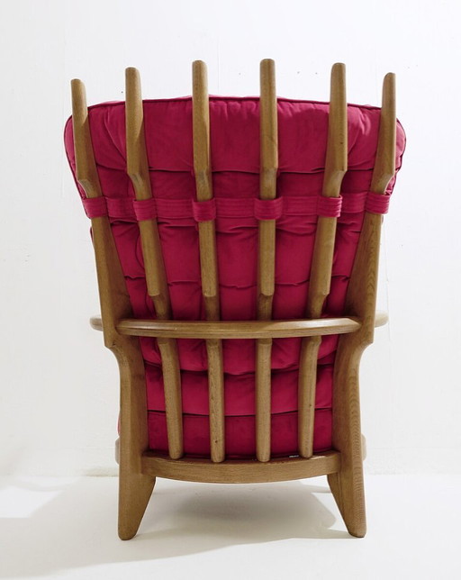 Fauteuil « Grand Repos » de Guillerme & Chambron pour Votre Maison - Années 1960