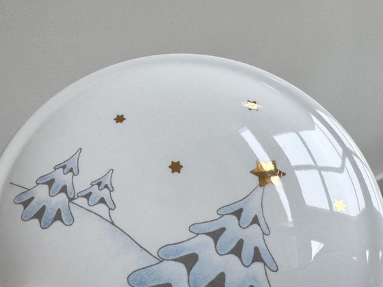 1x Vintage Goebel Lidded Box With Christmas Trees – Decorative Objects, Porcelain (photo 3 of 5)