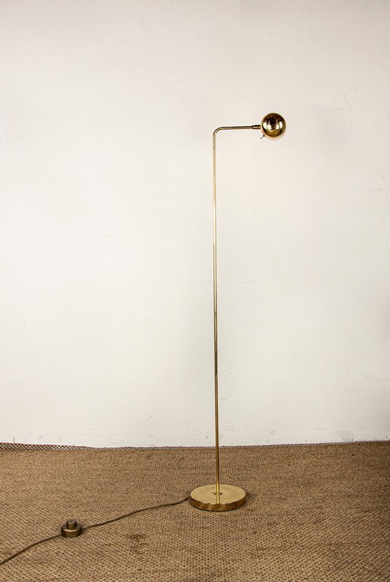 Image 1 of Schwedische Stehleuchte aus Messing, Modell G 230 von Bergboms 1960