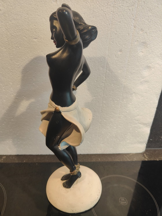 Image 1 of Statuetta Donna Africana Bernard Bloch