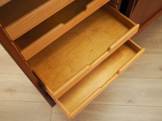 Image 1 of Teak-Highboard, dänisches Design, 1970er Jahre, Hersteller: Omann Jun