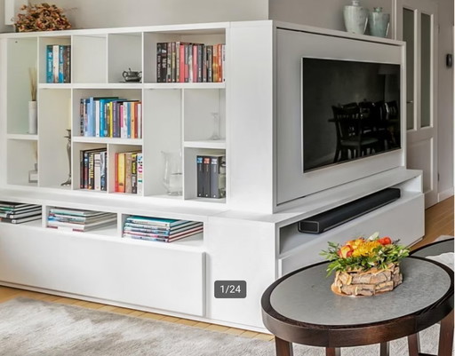 TV corner cabinet furniture / sideboards, Italian design, brand: giellesse
