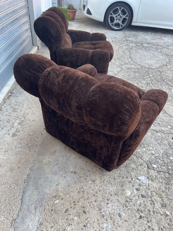 Image 1 of 1970’s Vintage Italian design armchairs by Doimo