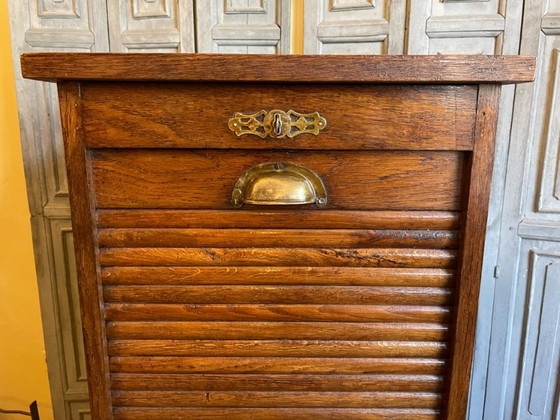 Image 1 of Rollladenschrank, Archivschrank, Musikschrank, Französisch