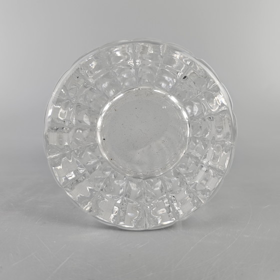 Image 1 of Magnifique vase vintage en cristal à 24% de plomb de Bavière, Allemagne. Années 1960/70. Verre de cristal.