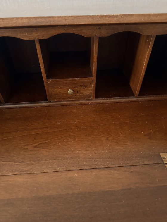 Image 1 of Bureau de secrétaire de style campagne anglaise – Mobilier militaire de campagne