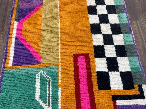 Alfombra de lana pura hecha a mano a medida, tamaño 2/3 m. – Ahrend, Wool (photo 7 of 9)
