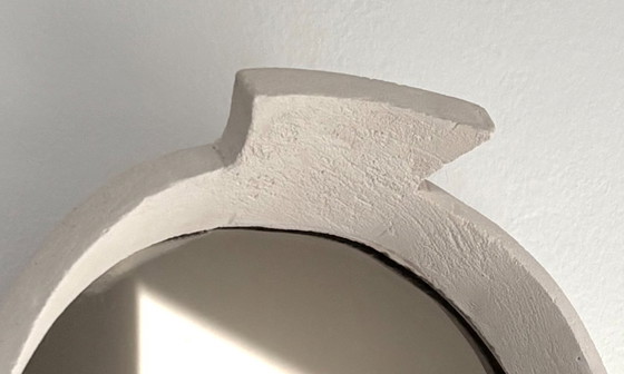 Image 1 of Miroir en céramique contemporain français, « Quadrifoglio » de Renzo Maar