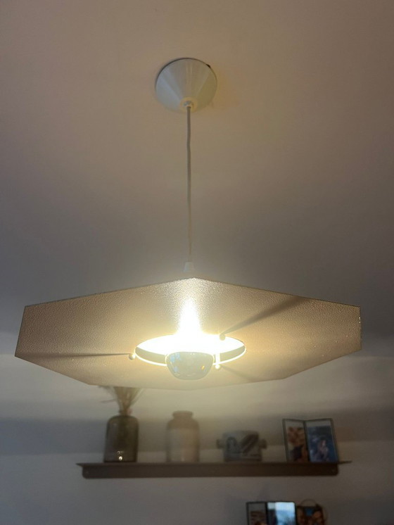 Image 1 of Lampe suspendue octogonale « OVNI » de DL Lamps Holland (années 1980)