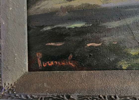 Constant Permeke ''Avondstemming'' Olieverf Op Doek 40 X 55cm – Paintings & Drawings, Wood, Canvas (photo 2 of 5)