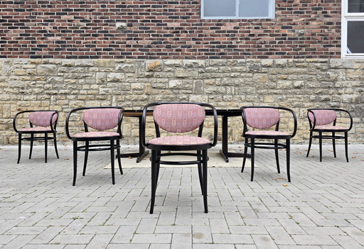 Thonet Dinning Set Esstischgruppe Chairs Stühle Tisch Vintage