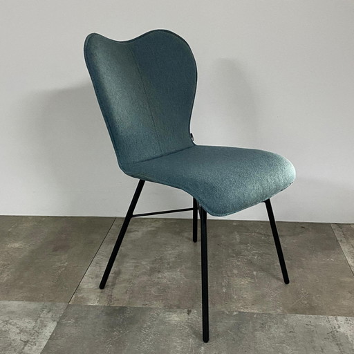Set Farfalla furgone 4 – Bert Plantagie, eetkamerstoelen, Plastic, Textile