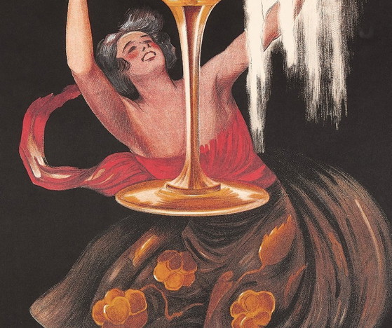 Image 1 of Leonetto Cappiello, c.a. ANNI '80 - CONTRATTO - Affiche pubblicitaria originale vintage